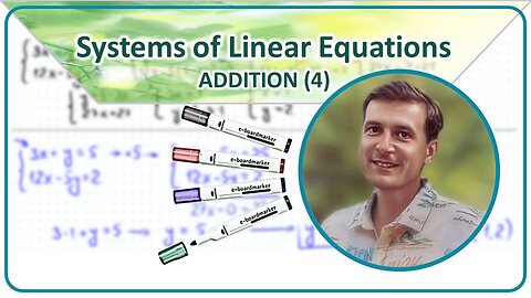 Solving Systems. Addition method. Advanced.