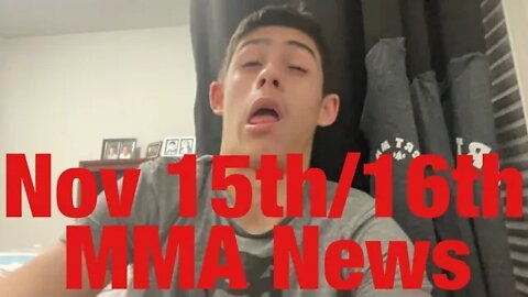 Todays MMA News November 15th/16th! Bert MMA Livestream! Lewis Vs Spivak Betting Breakdown And Picks