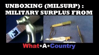 UNBOXING [81] : What A Country. M7 Bayonet/Scabbard. Mauser Bayonet. Tokarev TT 9-Round Magazine