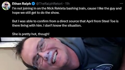 Nick Rekieta Confirmed Living With April Imholte & Aaron Imholte Does Stream Parodying Nick Rekieta