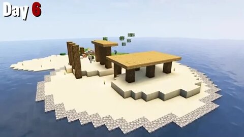 I & Survived & 100 & Days & on & a DESERTED ISLAND in Minecraft