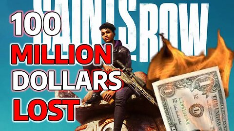 Saints Row went WOKE to BROKE and LOSES 100 MILLION