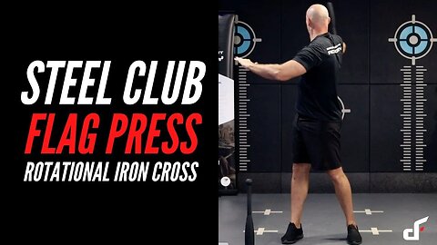 Steel Club Flag Press Rotational Iron Cross