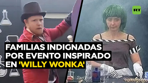 Evento inmersivo de ‘Willy Wonka’ indigna a familias en Escocia