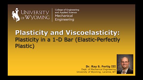 Plasticity in a 1-D Bar (Elastic-Perfectly Plastic)