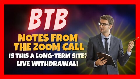 Notes from the Zoom Call with the Big Tiger Blockchain Representative 🧐 Can BTB Offer a 1.87% Daily❓
