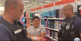 Police help runaway boy get on the right track