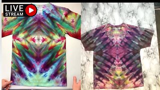 Tie-Dye Designs: Livestream Ep. 14 Diagonal Pleated “X” Scott Walker Guest Host - Rad Dyes