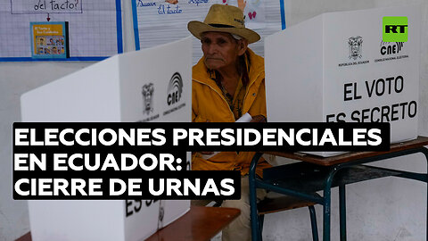 Cierran las urnas en las elecciones presidenciales extraordinarias de Ecuador