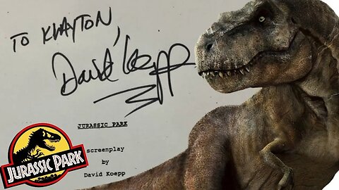 David Koepp Signed Part Of Jurassic Park's Script For Me!