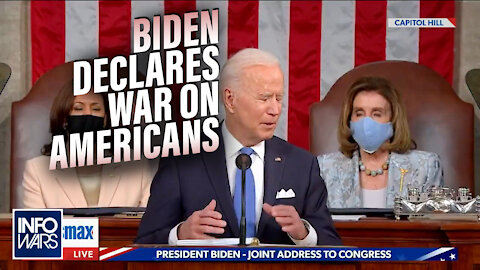 ⁣Puppet President Biden Declares War on Americans Who Oppose the Dems
