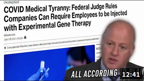 Judicial Tyrant Empowers Medical Martial Law-Alex Jones