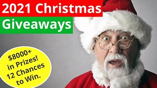 12 Christmas Giveaways - $8,000+ in Prizes!