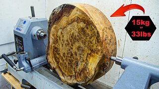 Woodturning - GIANT Oak Burl Bowl (15kg / 33lbs)