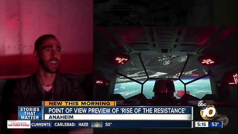 POV preview of Disneyland's Star Wars: Rise of the Resistance