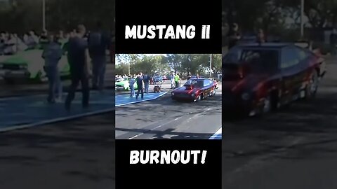 Ford Mustang II Burnout! #shorts