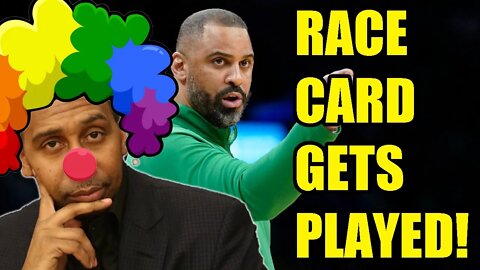 Stephen A Smith plays RACE CARD on Ime Udoka's possible SEASON LONG SUSPENSION! He SLAMS the Celtics