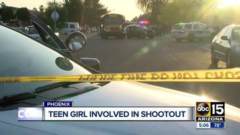 Video shows teen girl involved in West Phoenix shootout