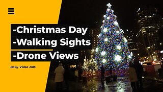 Christmas Day 2022 Drone Views And Walking Sights Vancouver