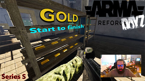 Arma Reforger: DayZ mod - Mining GOLD / Processing GOLD / Selling GOLD *Series S 1080p*