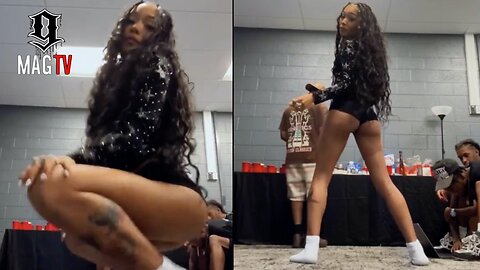 Coi Leray Shows Off Knees & Clappas Backstage! 🍑