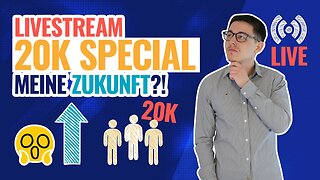 20.000 Abonnenten Special: Livestream über Passives Einkommen, meine Krypto Fehler, meine Zukunft