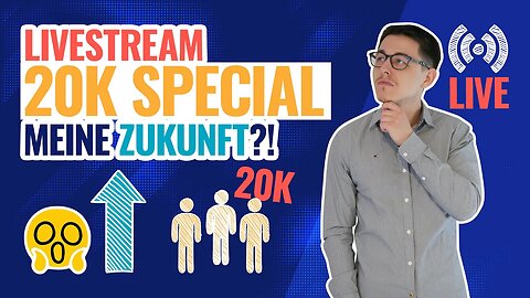 20.000 Abonnenten Special: Livestream über Passives Einkommen, meine Krypto Fehler, meine Zukunft