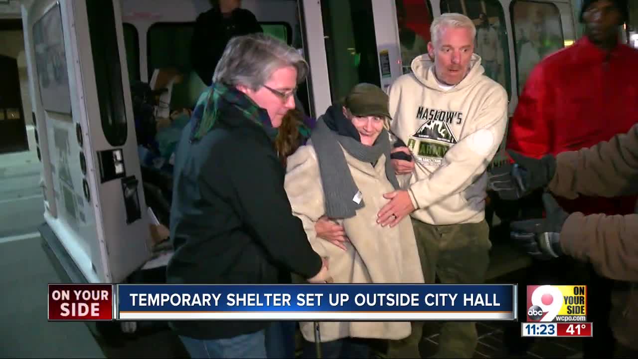 Temporary shelter helps while no emergency shelter open
