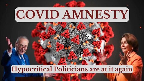 COVID Amnesty?? Politicians are trying to get out of the mess that they created...
