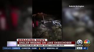 Video appears to show boat recovered connected to missing fisherman