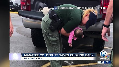 Florida deputy saves choking baby in the Panhandle