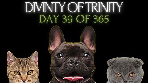 Day 39 - Divinity of Trinity (Sound distorted)