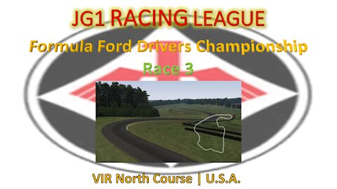Race 3 - 4 | JG1 Racing League | Formula Ford Drivers Championship | VIR North Course | USA