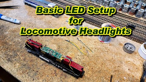 Simple LED setup for locomotives