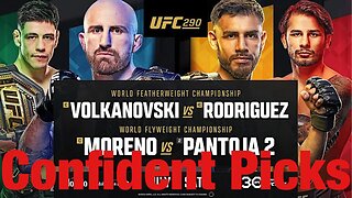 UFC 290 Volkanovski Vs Rodriguez Most Confident Picks