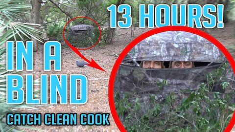 We sit in a blind for 13 hours... ALL for THIS! Catch Clean Cook
