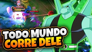 ELE BOTA O INIMIGO PRA CORRER! FICA MUITO FORTE NA JUNGLE | MOBILE LEGENDS