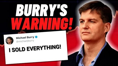 Michael Burry SELLING his All Stocks in this Recession