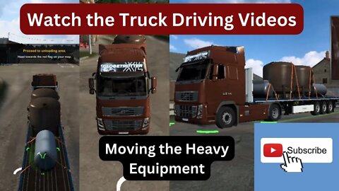 Moving from Paris to Le Havre in Truck Simulator