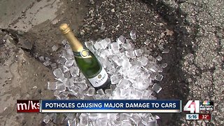 Potholes causing major damage to cars