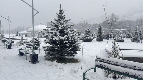 Snowfall in Russia (please follow)