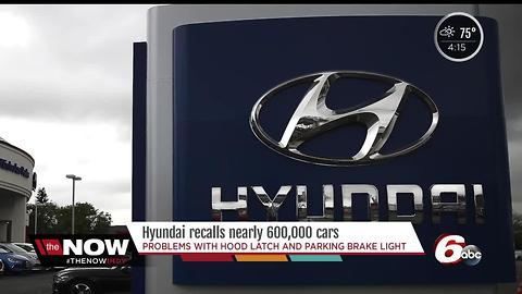 Hyundai recalls 600K vehicles to fix hood latches, warning lights