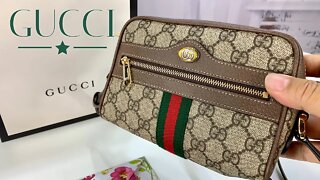 Gucci Ophidia GG Supreme Mini Bag Unboxing