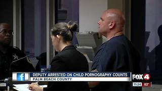 Florida deputy arrested on multiple counts of child porn