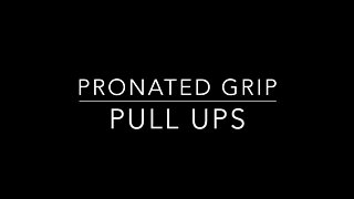 Pronated Grip Pull Ups