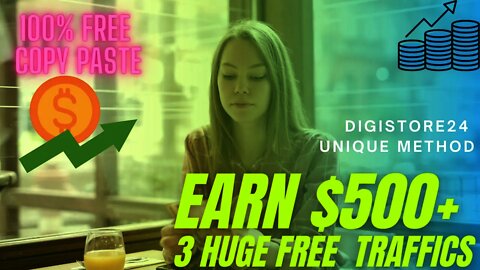 MAKE $500 Per Day Affiliate Marketing For Beginners, Unique Digistore24 Earning Strategy