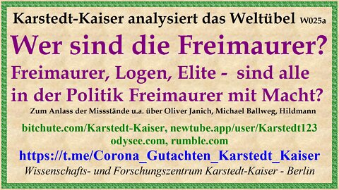 Wer sind die Freimaurer? - Karstedt-Kaiser W025a