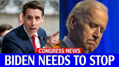 'RESIGN OR BE IMPEACHED' JOSH HAWLEY HUMILIATES BIDEN LIVE... CALLS FOR IMPEACHMENT - TRUMP NEWS