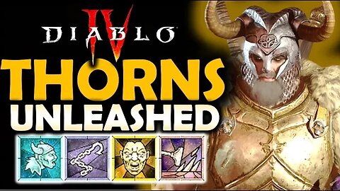 How are THORNS so OVERPOWERED!?! | The ULTIMATE Barbarian Build | Diablo 4 (Level 50-70)