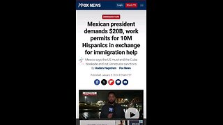 Mexico DEMANDS $20B from U.S. for Border HELP??
